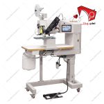 دستگاه نوار بر و نوار چسبان حرارتی مکپی مخصوص برش و اتصال نوار در حاشیه‌ی پارچه‌هایی با پوشش الیاف پلی‌یورتان. قابل استفاده برای اتصال نوار پیرامون سطوح تخت