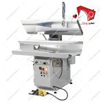 اتو مخصوص درزهای جانبی و آستین. دستگاهی الکتروپنوماتیکی مناسب برای استفاده در مزون‌­ها و کارگاه‌­های تولیدی و موارد حرفه‌­ای و نیمه‌حرفه‌­ای.