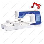 چرخ خیاطی برادر مدل innovis v7 مناسب برای کار نیمه‌حرفه‌ای، حرفه‌ای و موارد مختلف گلدوزی. قابلیت دوخت گلدوزی فول اتوماتیک و خیاطی حرفه‌ای