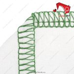 چرخ خیاطی سردوز چهار نخ سر قائمی زن جک مدل c5- نمای نمونه کار