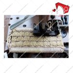 چرخ خیاطی سردوز فرش، موکت و رو فرشی دو نخ نیولانگ- نمای نمونه دوخت