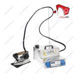 اتو بخار مخزن دار باتیستلا مدل لونا اتوماتیک با پمپ. مناسب برای استفاده در مزون‌­ها و کارگاه­‌های تولیدی و موارد حرفه­‌ای و نیمه­‌حرفه­‌ای.