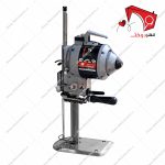 قیچی برقی صنعتی پارچه عمود بر دایانگ شماره ۸، مناسب برای برش پارچه‌های چندلایه و ضخیم به‌صورت برقی با تیزکنِ تمام اتومات مناسب برای کارگاه‌های تولیدی.