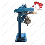 دستگاه نوار بر پارچه سه تیغ مدل فیروز- نمای جانبی از چپ