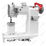 چرخ خیاطی بطر دو سوزن دو ماکو دو پایه هایلید با میل سوزن متحرک و بازوی استوانه‌ای عمودی مناسب جهت دوخت انواع مواد و اجسام با متوسط تا حد ضخیم.