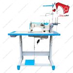 چرخ خیاطی دو سوزن دو قلاب غلتک دار موتور سر خود جک مدل 8560- نمای سوار شده