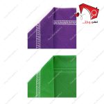 چرخ خیاطی میاندوز کامپیوتری فول اتومات زوجی مدل C5000- نمای نمونه دوخت