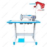 چرخ خیاطی راسته دوز دو پایه‌ی فول کامپیوتری جک مدل h5- نمای سوار شده