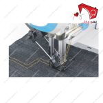 چرخ خیاطی دو سوزن دو ماکو استپ دار فول اتوماتیک جک مدل ۵۸۴۵۰J- نمای نمونه دوخت