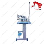 چرخ خیاطی دکمه دوز پنل دار کامپیوتری جک مدل 1377- نمای جانبی سوار شده