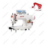 چرخ خیاطی راسته‌ کامپیوتری جویتا، با قابلیتِ قطع‌کردن خودکار نخ در ابتدا و انتهای دوخت، دوختِ ساده­‌دوزی با سرعت بسیار بالا و مناسب جهت استفاده در مزون­‌ها.