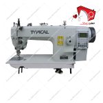 چرخ خیاطی دو پایه کامپیوتری تیپیکال مدل GC0330-D3 ، با قابلیتِ دوخت ساده­‌دوزی مخصوص پارچه­‌ها و کارهای بسیار ضخیم مثل کیف چرم پالتو.