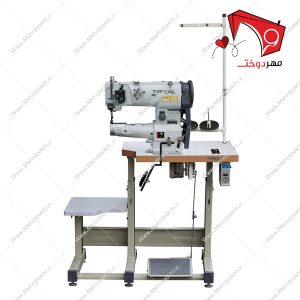 چرخ خیاطی بطر نوار دوز کمپلت از رو تیپیکال مدل GC2263V - نمای سوار شده