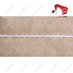 چرخ خیاطی سرکیسه دوز دو نخ- نمونه دوخت- قسمت پشت کار