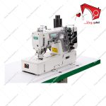 چرخ خیاطی میاندوز کامپیوتری فول اتومات زوجی مدل C5000- نمای سه بعدی از روبرو