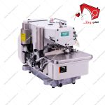 چرخ خیاطی سردوز چهار نخ زوجی مدل ۹۵۰۰ فول اتوماتیک- نمای سه بعدی از چپ پشت