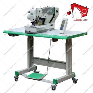چرخ خیاطی مادگی دوز کامپیوتری زوجی مدل ۵۷۸۰- نمای سوار شده سه بعدی