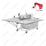 دستگاه نما زن تمام اتوماتیک زوجی ، با قابلیتِ دوخت دوخت طرح­‌های دریافتی مختلف روی پارچه به­‌صورت برجسته و بسیار زیبا با سرعت بسیار بالا.