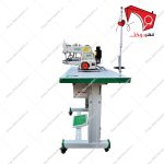 چرخ خیاطی دکمه زن زوجی نیمه اتومات ۱۳۷۷- نمای سوار شده از راست