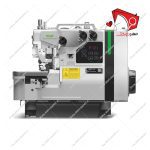 چرخ خیاطی سردوز ۳ نخ زوجی مدل B۹۰۰۰ موتور سر خود ، دوخت سردوزی و برش پارچه با تیغ و سرعت بسیار بالا، با صدا و مصرف برق کم.