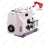 چرخ خیاطی سردوز ۳ نخ زوجی مدل B۹۰۰۰ موتور سر خود- نمای سه بعدی از پشت