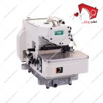 چرخ خیاطی سردوز ۳ نخ زوجی مدل B۹۰۰۰ موتور سر خود- نمای سه بعدی از پشت