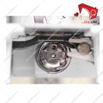 چرخ خیاطی صنعتی دو پایه تیپیکال ۸ درجه دهنه بلند موتور سرخود مدل GC0313D- نمای کمپلت