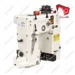 دستگاه سرکیسه دوز اتوماتیک با سرعت بالا و دو نخ مگاتکس ساخت تایوان با قابلیتِ نصب روی پایه‌ی ثابت و کار در چرخه‌ی اتوماتیک دوخت دربِ کیسه.