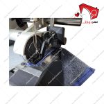 چرخ خیاطی پس دوز نوار دوز فرش دایماکو سمت چپ- نمای صفحه‌ی کار دستگاه