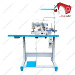 چرخ خیاطی میاندوز پوزه ای فول اتوماتیک جک مدل K6- نمای سوار شده