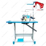 چرخ خیاطی سردوز پنج نخ فوق ضخیم دوز کامپیوتری جک مدل c4- نمای سوار شده