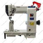 چرخ خیاطی بطر آسیابی کفاشی تک سوزن کپیتال مدل CS- 974. بازوی استوانه‌ای عمودی جهت دوخت انواع موادی که نیاز به حرکت آن‌ها در حین دوخت باشد.