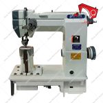 چرخ خیاطی بطر آسیابی کفاشی دو سوزن کپیتال مدل CS- 974. بازوی استوانه‌ای عمودی جهت دوخت انواع موادی که نیاز به حرکت آن‌ها در حین دوخت باشد.