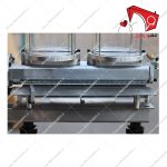 دستگاه چسب زن دو مخزن چرم کالین مدل KL- 019- نمای مخزن‌ها