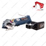 دستگاه قیچی شارژی برش پارچه و فرش دایماکو مدل AK- 60- نمای با باتری