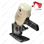 دستگاه قیچی برقی گرد هشت پر پارچه دایانگ شماره ۱۱۰، مناسب جهت برش پارچه‌های ظریف. با وزن سبک و تیغه‌ی مناسب جهت برش لایه‌ی آخر، مناسب برای واحدهای تولیدی.