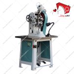 دستگاه منگنه زن کفاشی و پرس پانچ و دکمه زن فول اتوماتیک- نمای سه بعدی از چپ