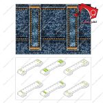 چرخ خیاطی الیک دو پل فول اتوماتیک سوپرمی- نمای نمونه کار