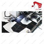 چرخ خیاطی جیب دوز دو سوزن نیمه اتوماتیک سوپرمی- نمای نمونه دوخت