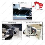 چرخ خیاطی راسته دوز کیسه و گونی دوز تک سوزن یونیون اسپشیال- نمای قطعات