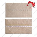 چرخ خیاطی سرکیسه دوز ثابت اتوماتیک با سرعت بالا و دو نخ بافنگ- نمای نمونه کار