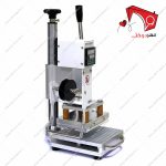 دستگاه پرس داغی حرارتی کلیشه و طلاکوب چرم دستی ۱۰x۱۳- نما سه بعدی از چپ