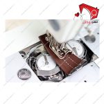 چرخ خیاطی دو سوزن دو ماکو دو پایه استپ دار میل سوزن متحرک فول اتوماتیک تیپیکال- نمای کمپلت