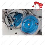 دستگاه نگین زن نیمه اتوماتیک دو محزن پدالی اولتراسونیک- نمای مخزن ها