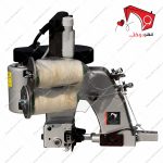 چرخ خیاطی سرکیسه دوز دو نخ دو سوزن (دو ردیف دوخت) دایماکو ساخت تایوان- نمای پشتی