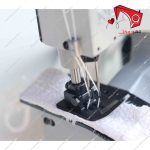 چرخ خیاطی سرکیسه دوز دو نخ دو سوزن نیولانگ ساخت ژاپن با قابلیتِ دوخت سرِکیسه، گونی و یا بسته با سرعت بالا و مناسب جهت استفاده در واحدهای تولیدی.
