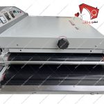 دستگاه فیوزینگ هایتکس عرض ۶۰ با قابلیت چسباندن انواع مختلف لایی به پارچه.با عبور پارچه از بین غلتک‌های گرم دستگاه، سبب چسباندن لاییِ به پارچه می‌شود.