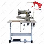 چرخ خیاطی بطر دو سوزن دو ماکو هایتکس- نمای سوار شده