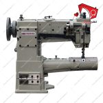 چرخ خیاطی بطر دو سوزن دو ماکو هایتکس- نمای پشتی