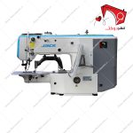 چرخ خیاطی چرخ خیاطی نمادوز ۴x۶ فول اتوماتیک جک مدل JK 1906 با قابلیتِ دوخت طرح­‌های دریافتی مختلف روی پارچه به­‌صورت برجسته، زیبا و سرعت بسیار بالا.